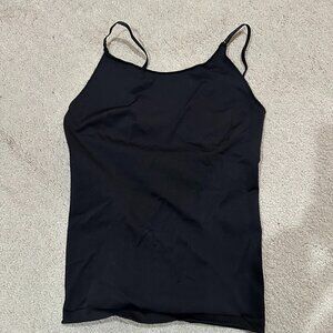 HUE Seamless Shaping Cami - Black - Large (NWOT)